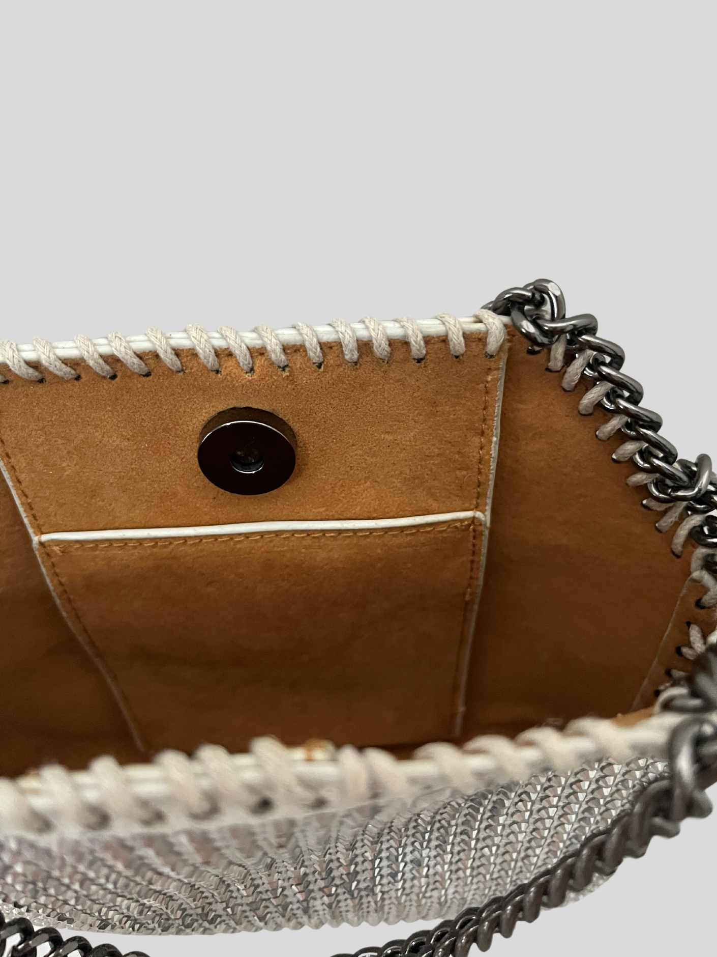 Bolso cuero vegano cadena crossbody