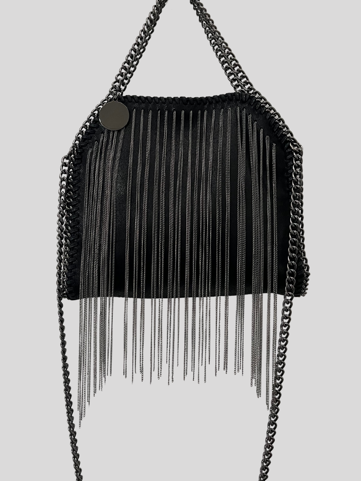 Bolso cadenas metálico crossbody