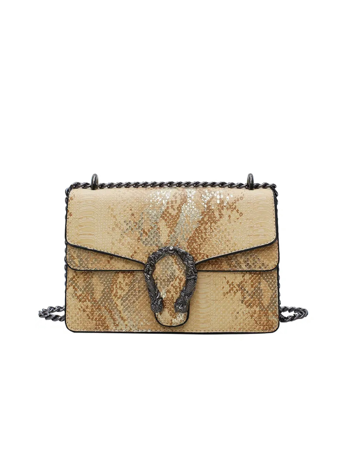Bolso serpiente hebilla