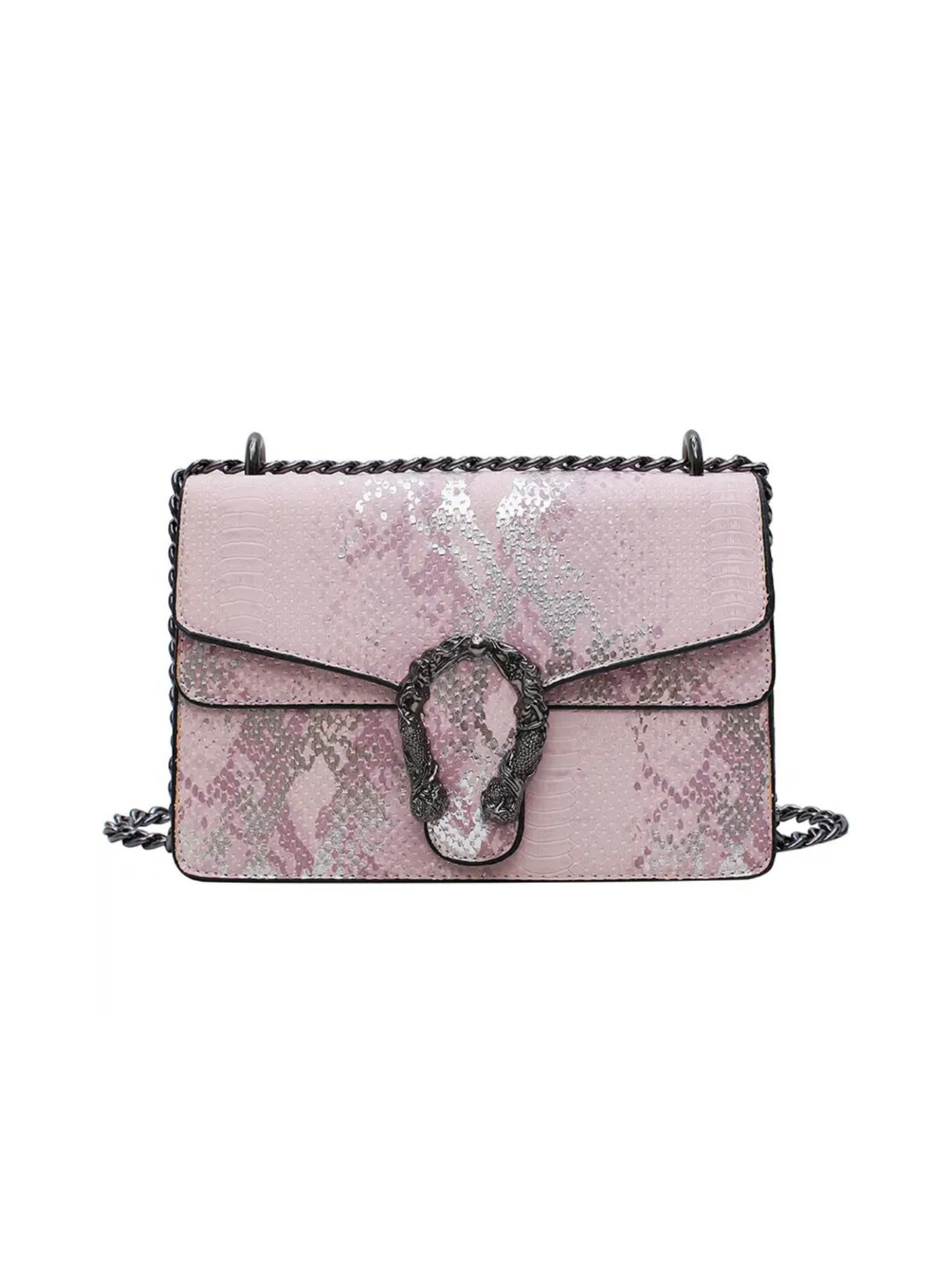Bolso serpiente hebilla