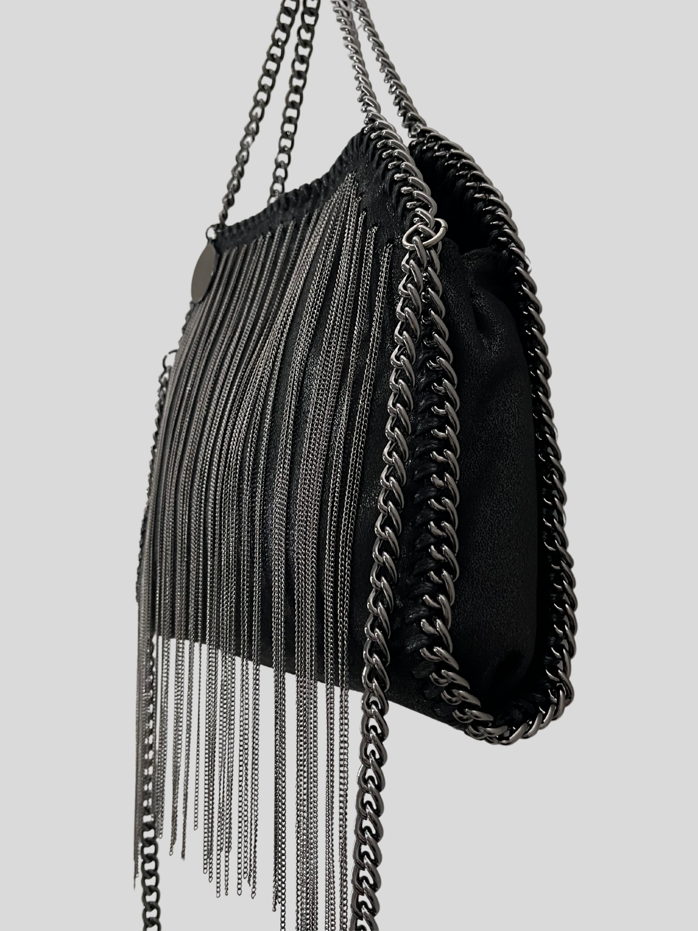 Bolso cadenas metálico crossbody