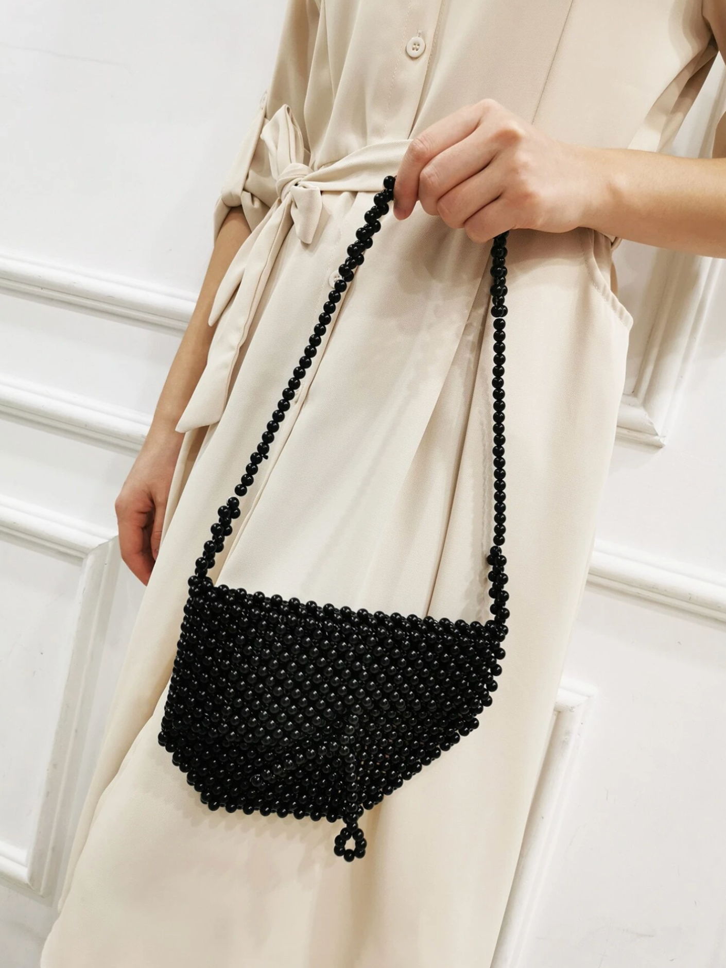 Bolso cartera cuentas mini