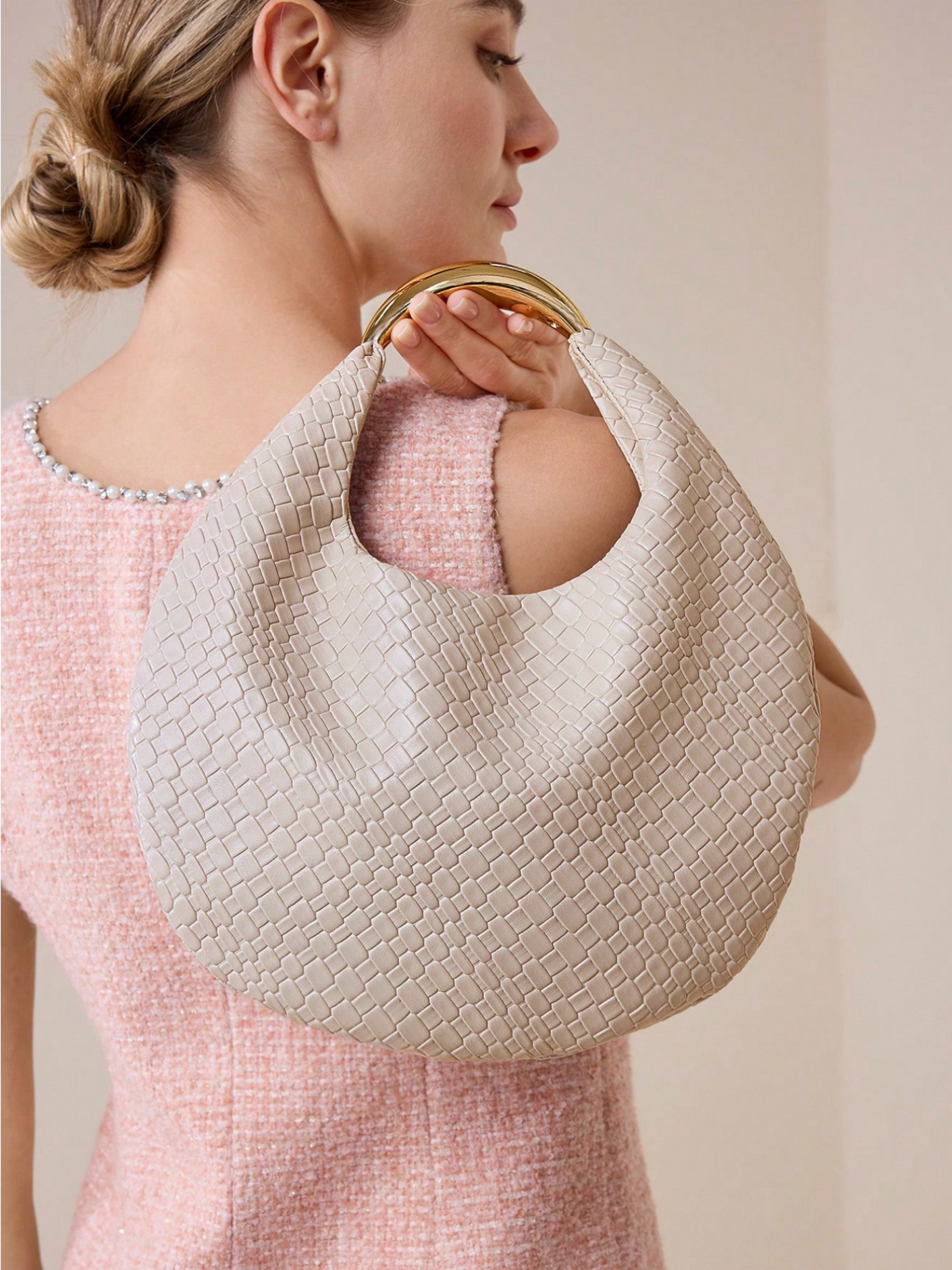 Bolso minimal textura