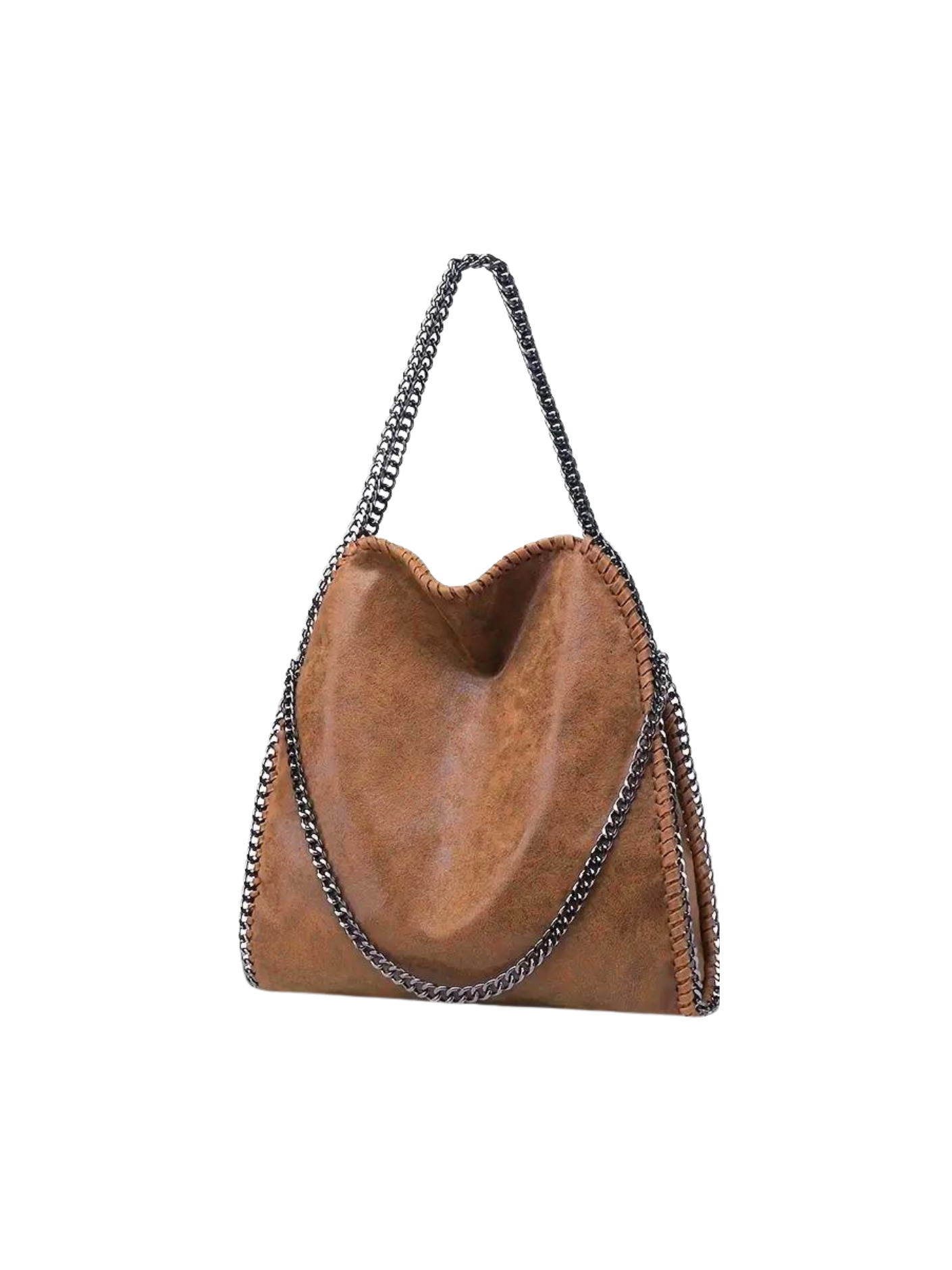 Bolso tote metálico diseño cadena