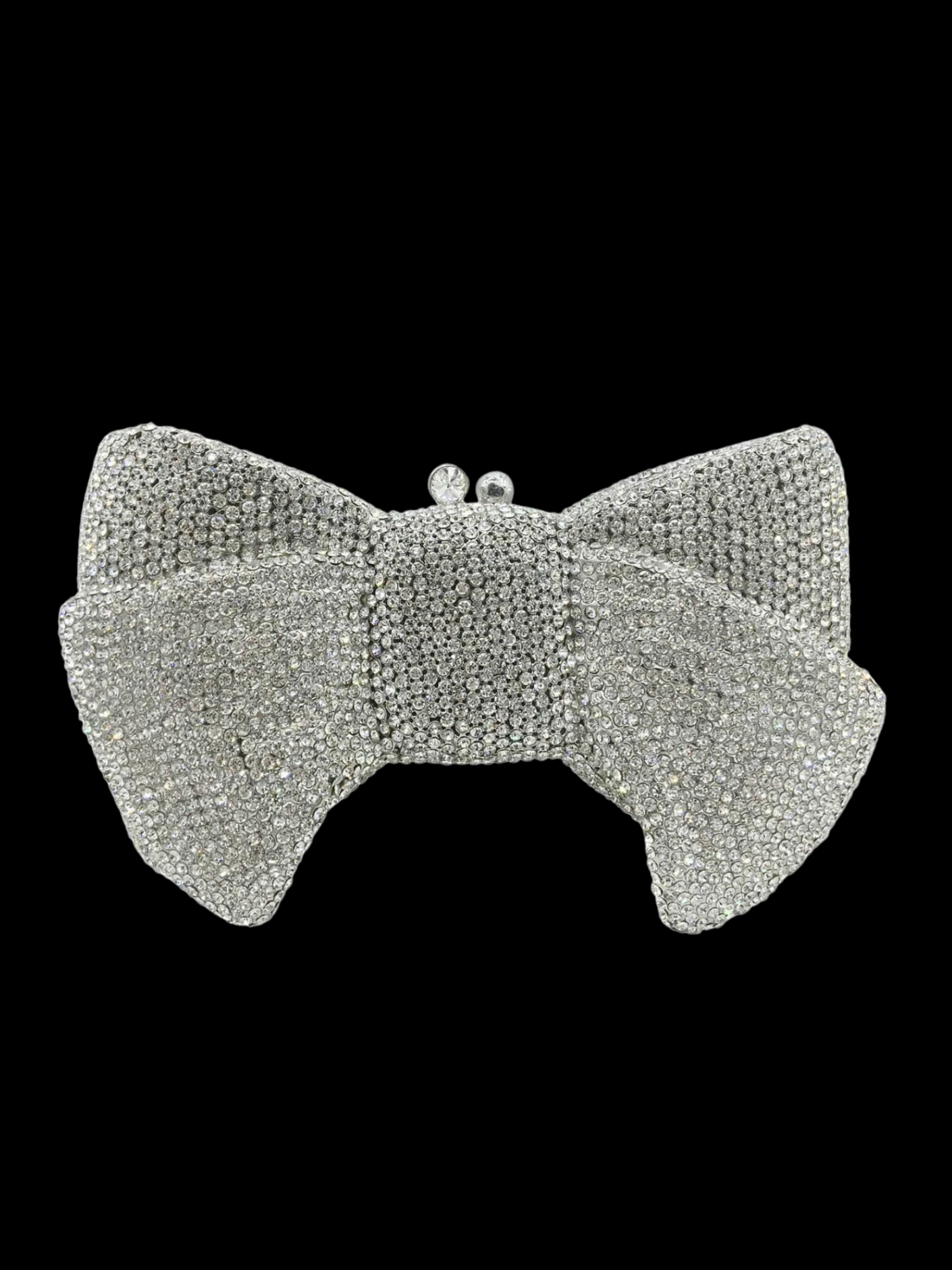 Bolso clutch moño diamantes