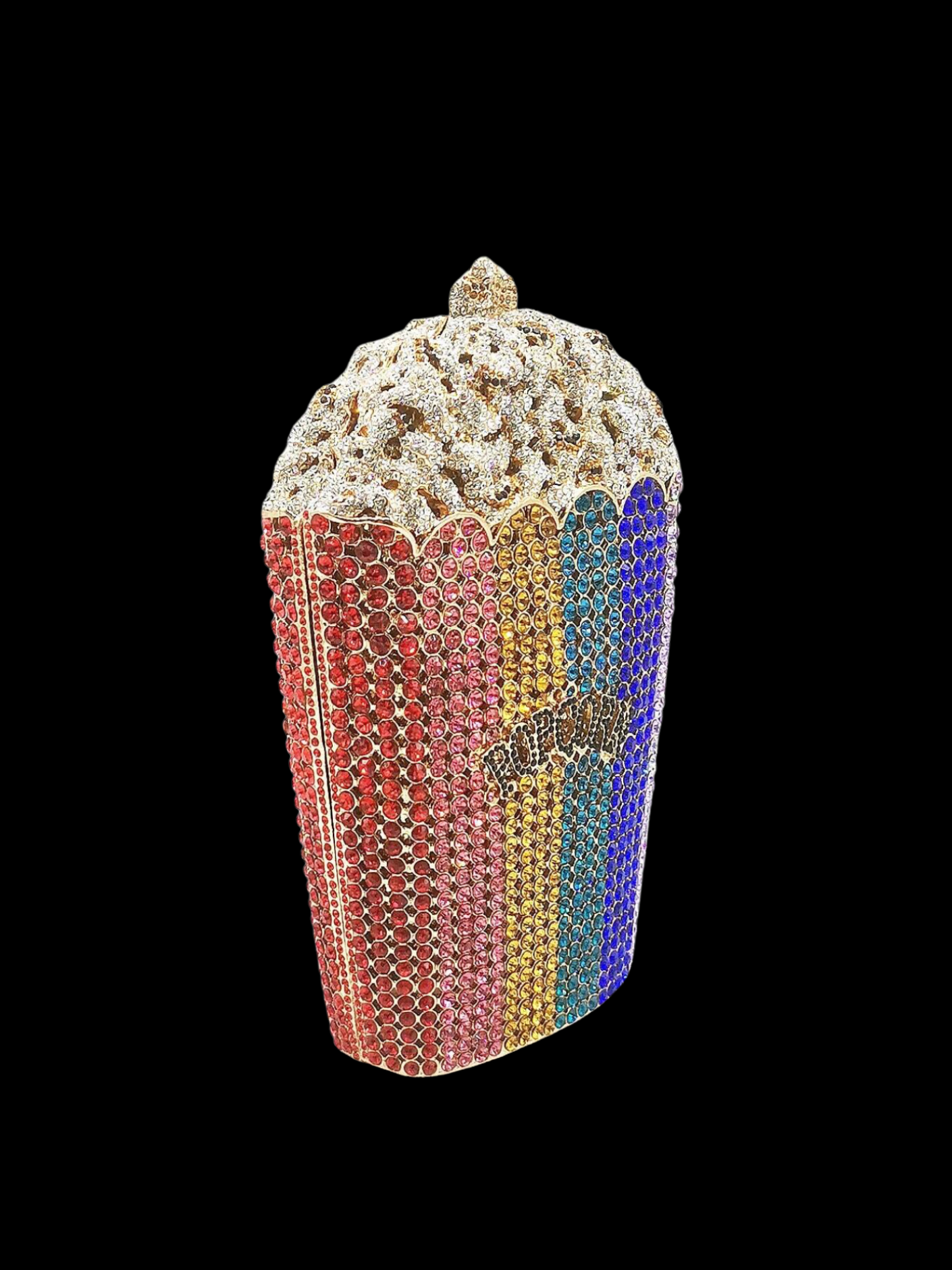 Bolso popcorn diamantes