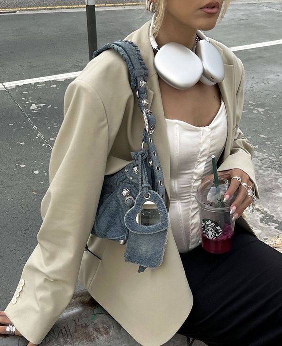 Bolso ajustable denim