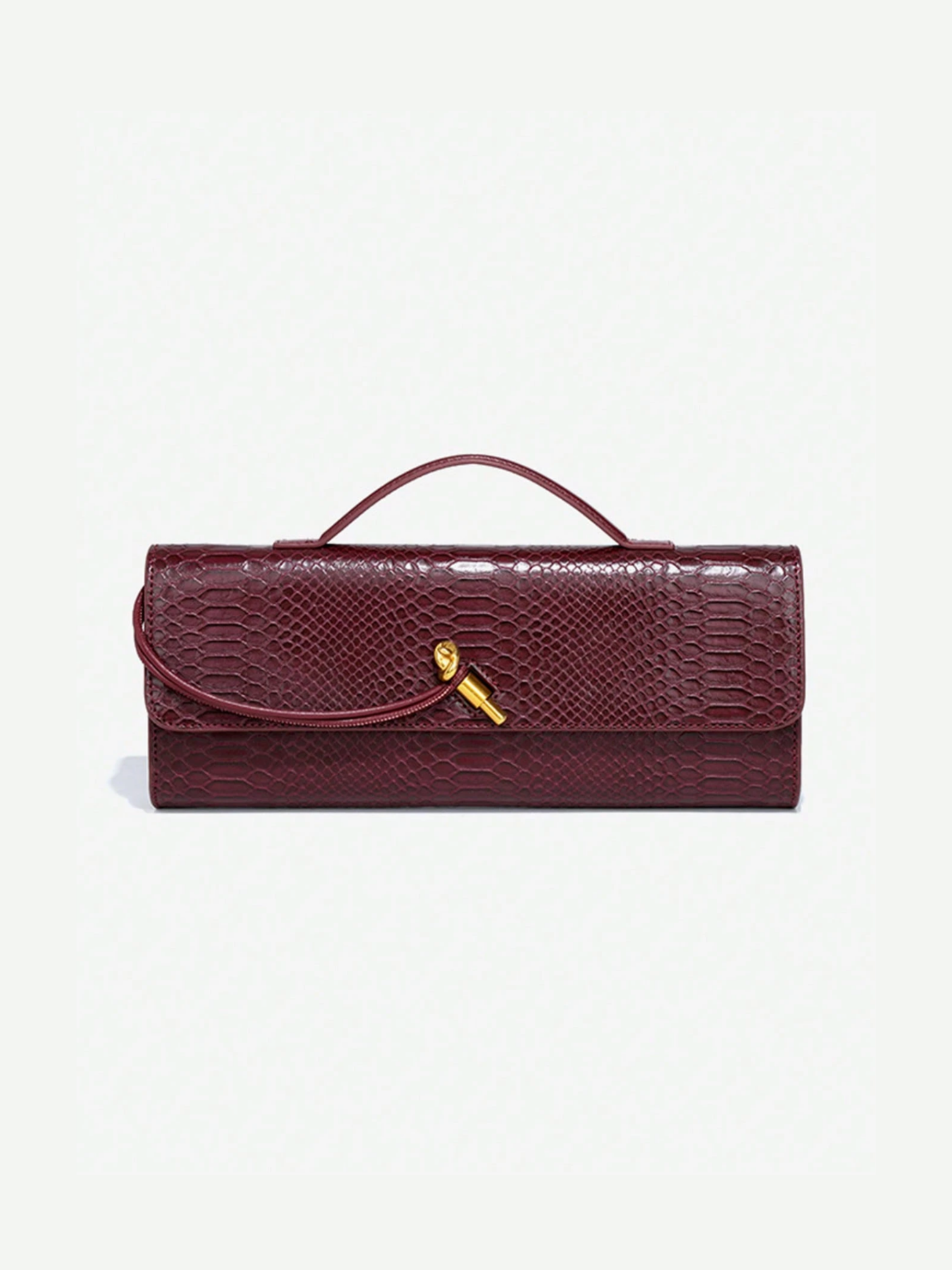 Bolso cartera alargado textura