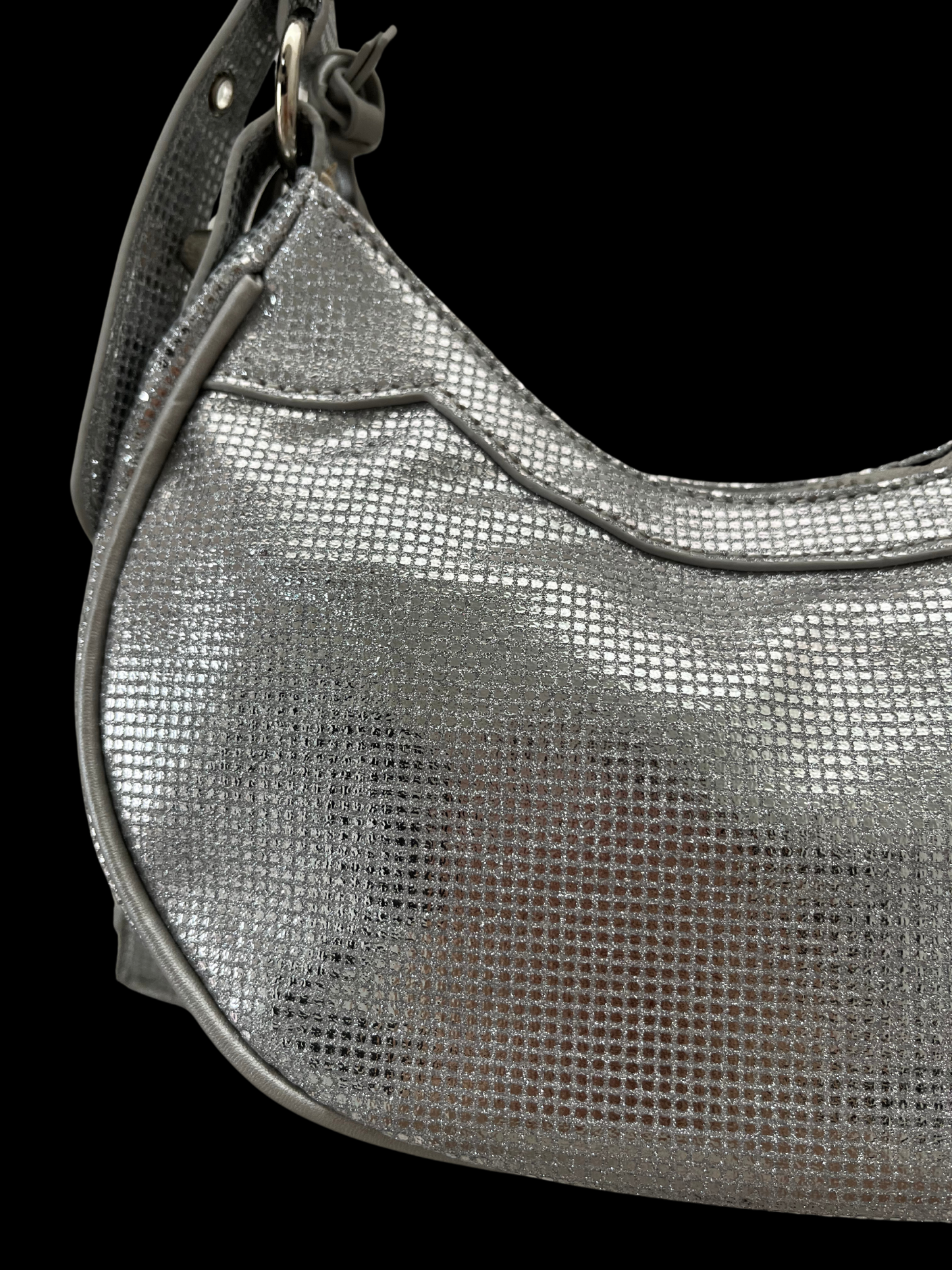 Bolso crossbody brillante