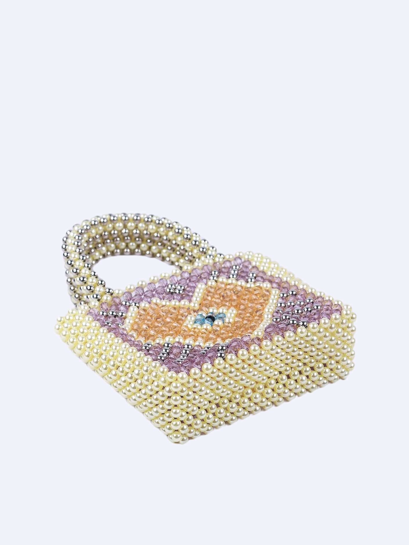 Bolso cuentas corazón ojo protector