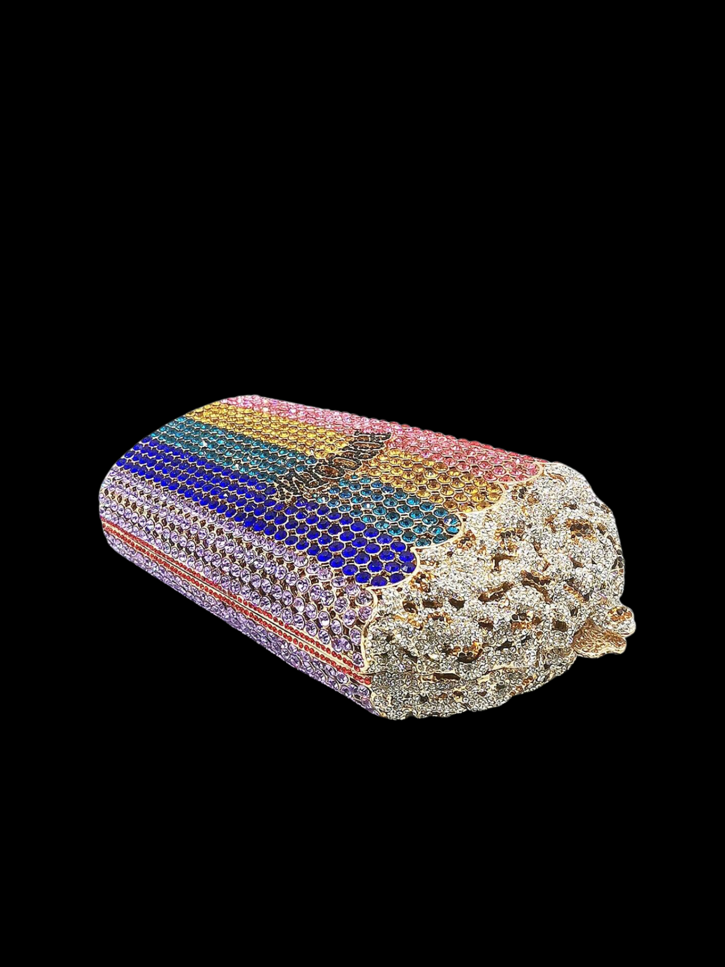 Bolso popcorn diamantes