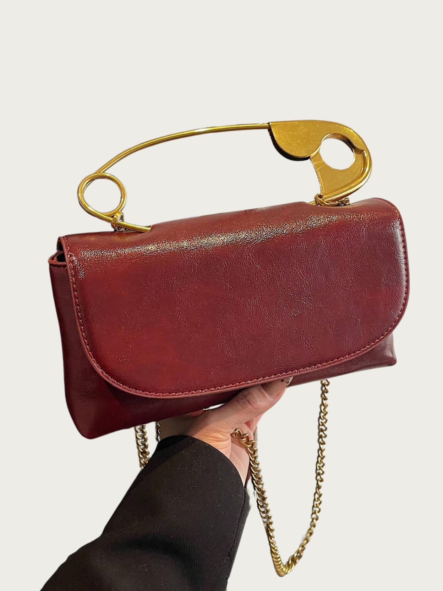 Bolso asa broche