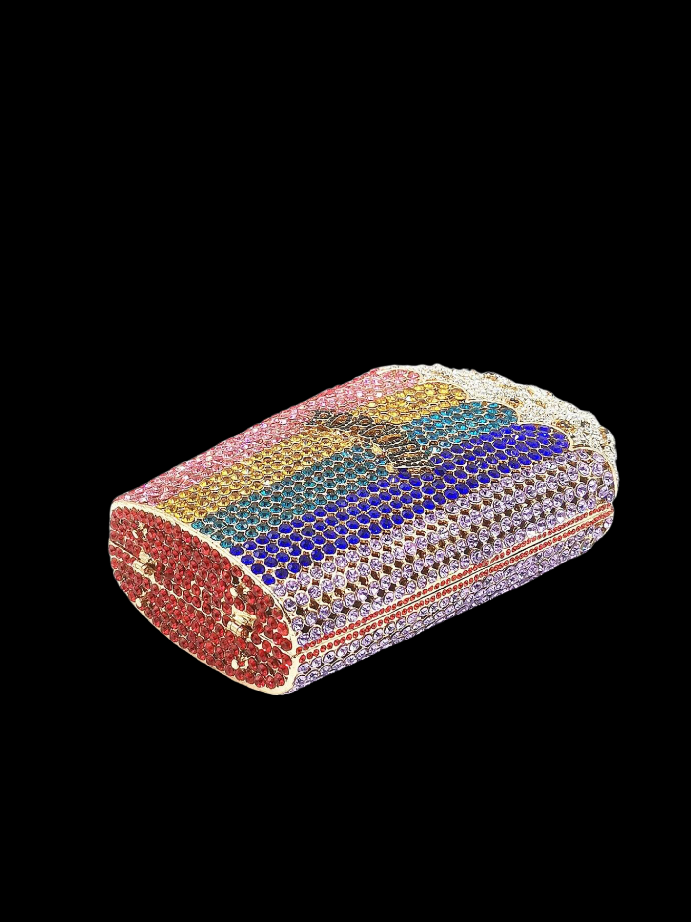 Bolso popcorn diamantes