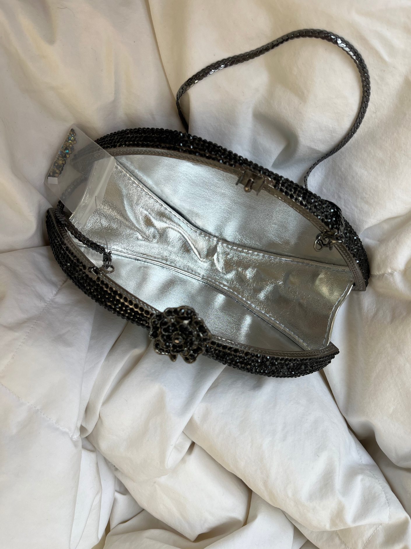 Bolso ojo protector diamantes