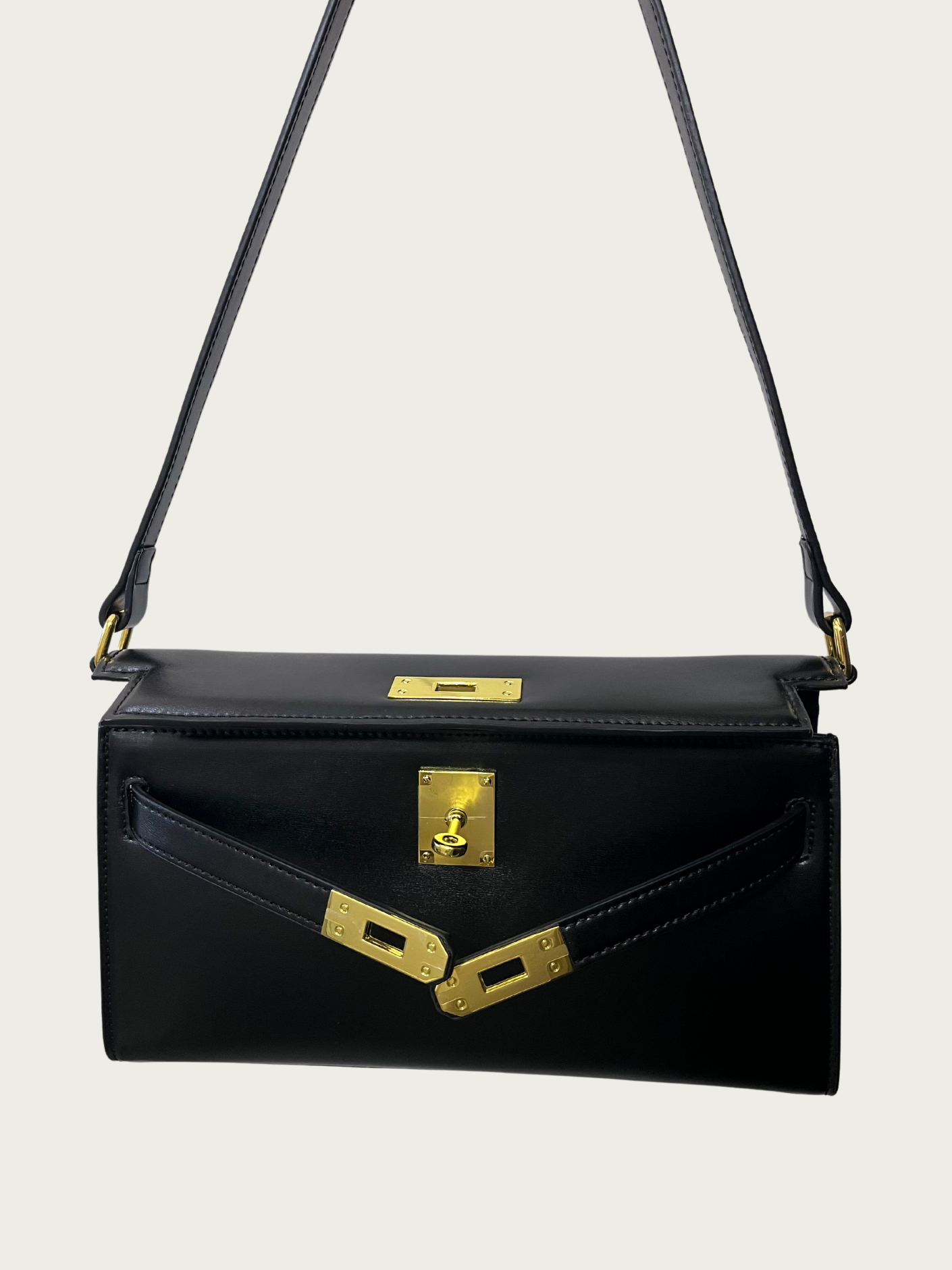 Bolso cartera llave negro