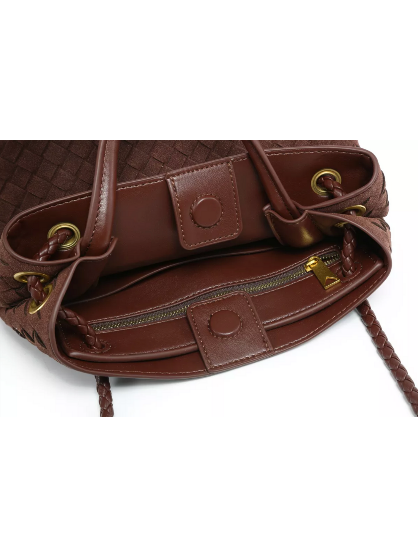 Bolso tejido gamuza nudo