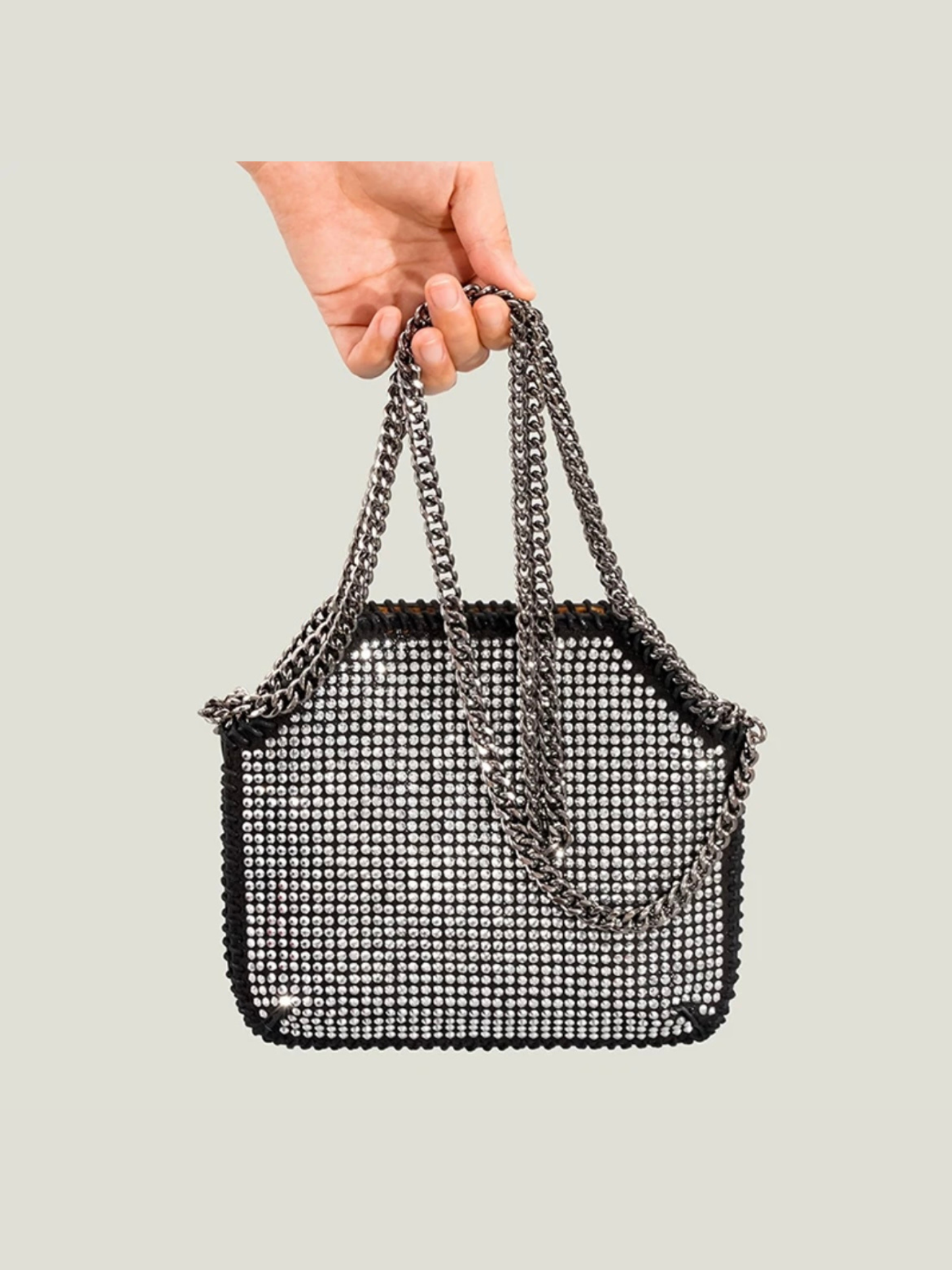 Bolso cuero vegano cadena crossbody