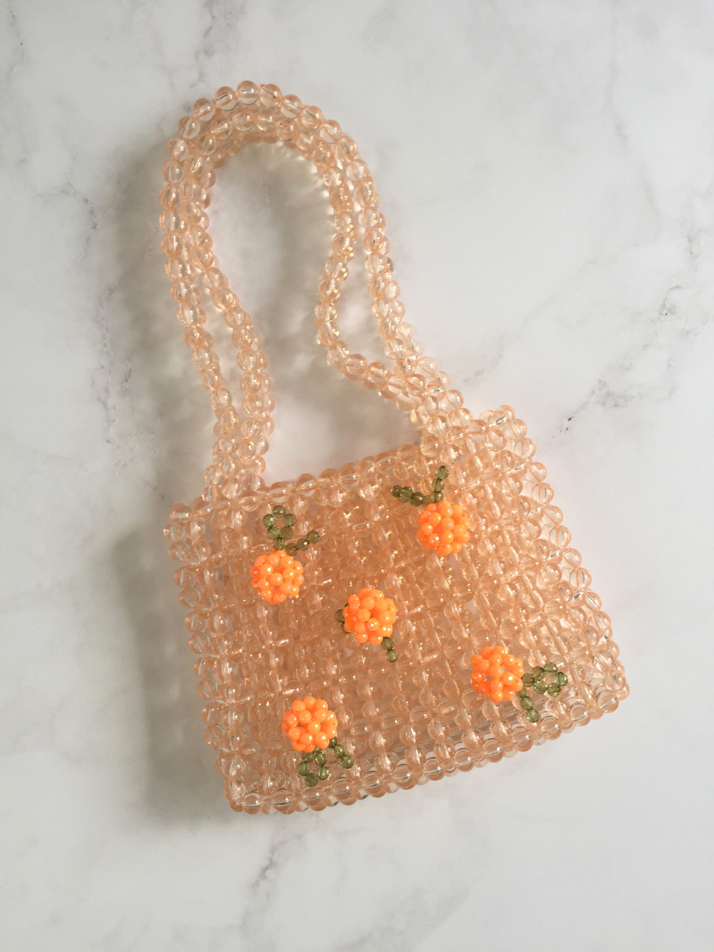 Bolso cuentas cítricos