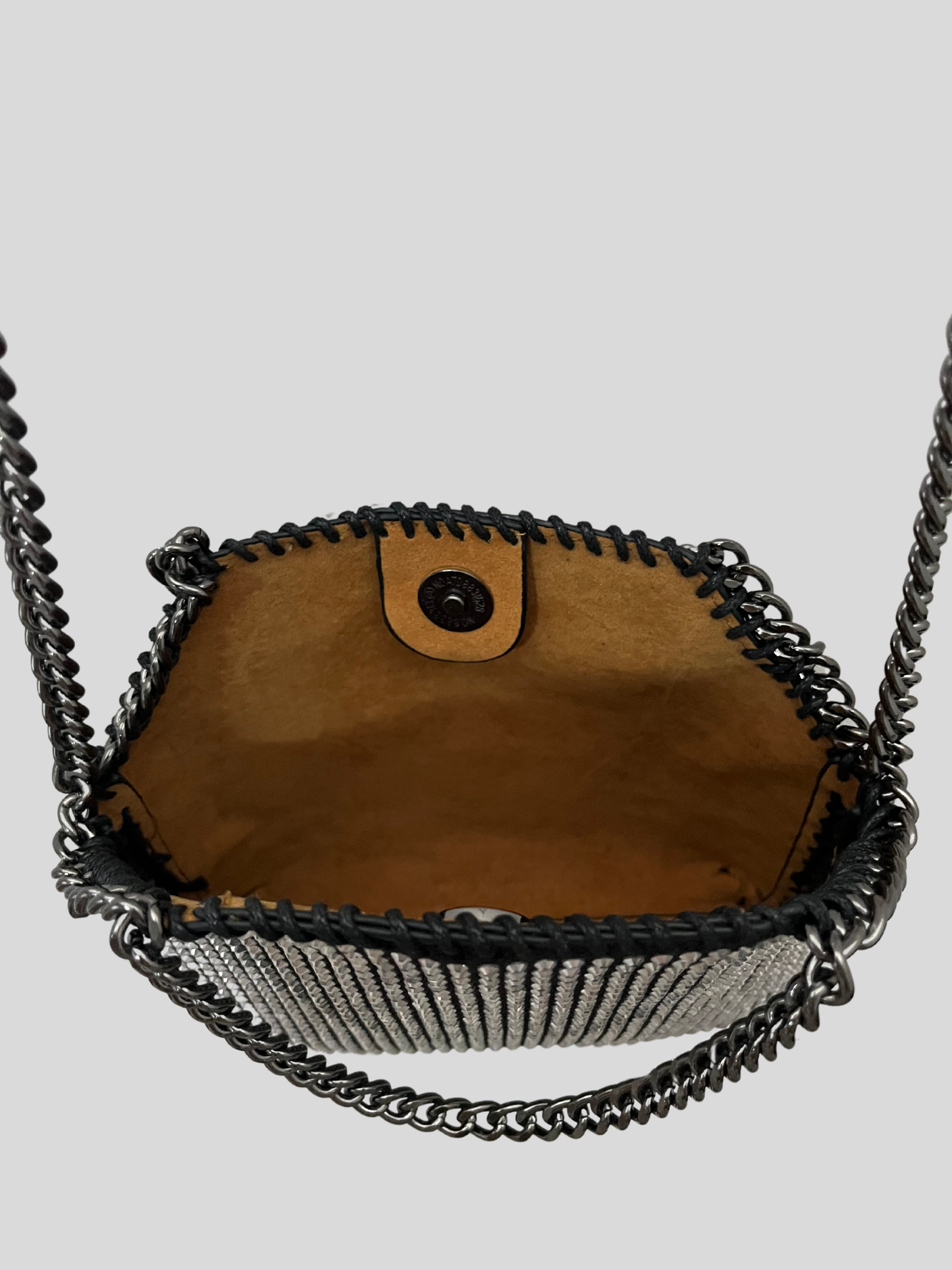 Bolso cuero vegano cadena crossbody