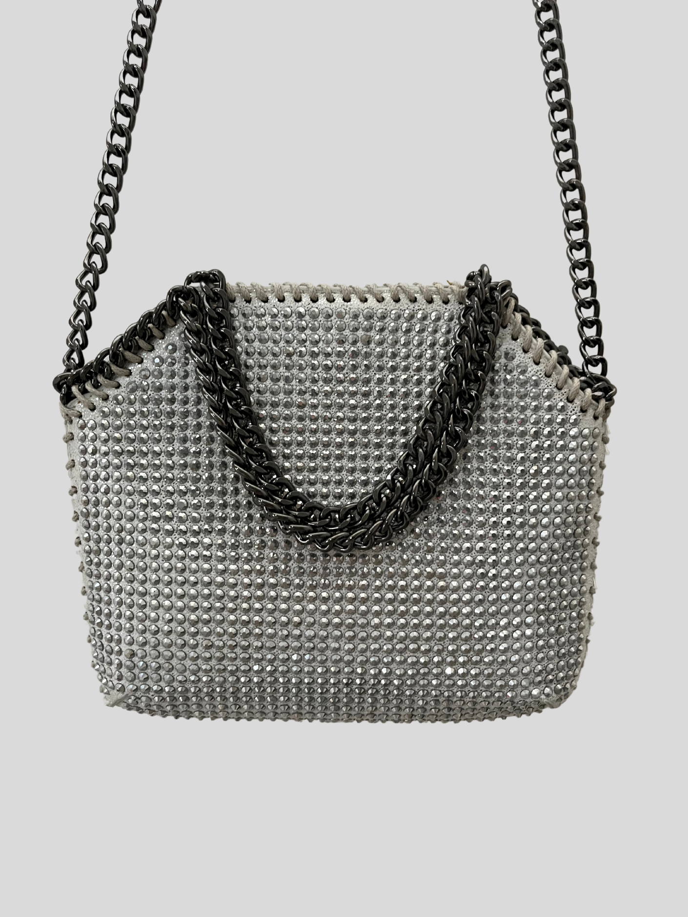 Bolso cuero vegano cadena crossbody
