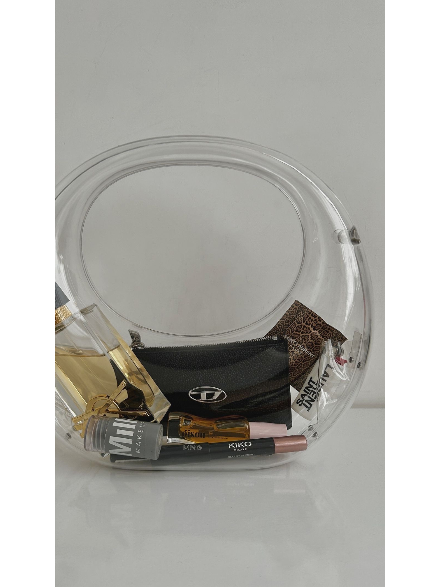Bolso hoop acrílico