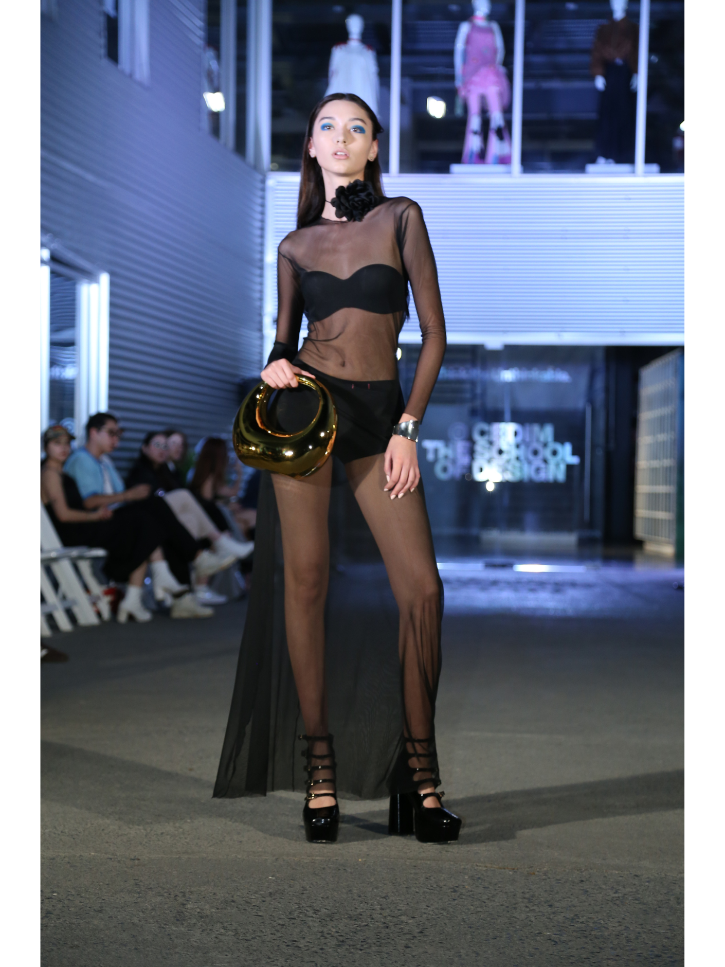 Bolso hoop acrílico