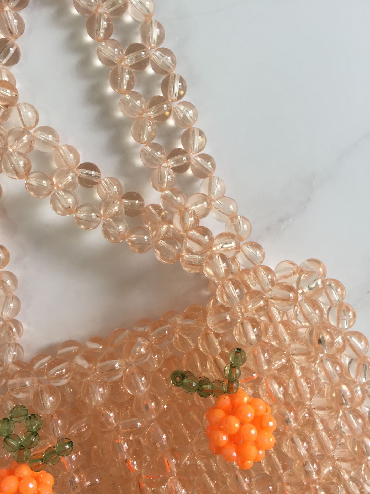 Bolso cuentas cítricos