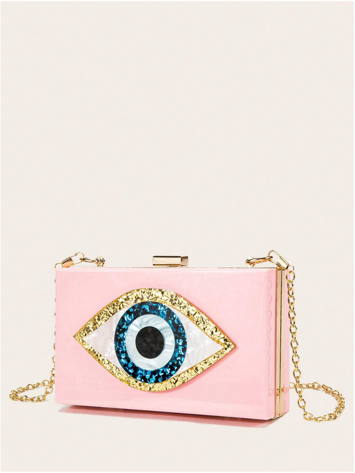 Bolso clutch ojo protector