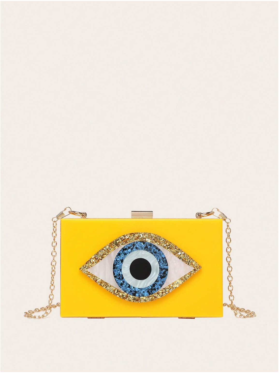 Bolso clutch ojo protector