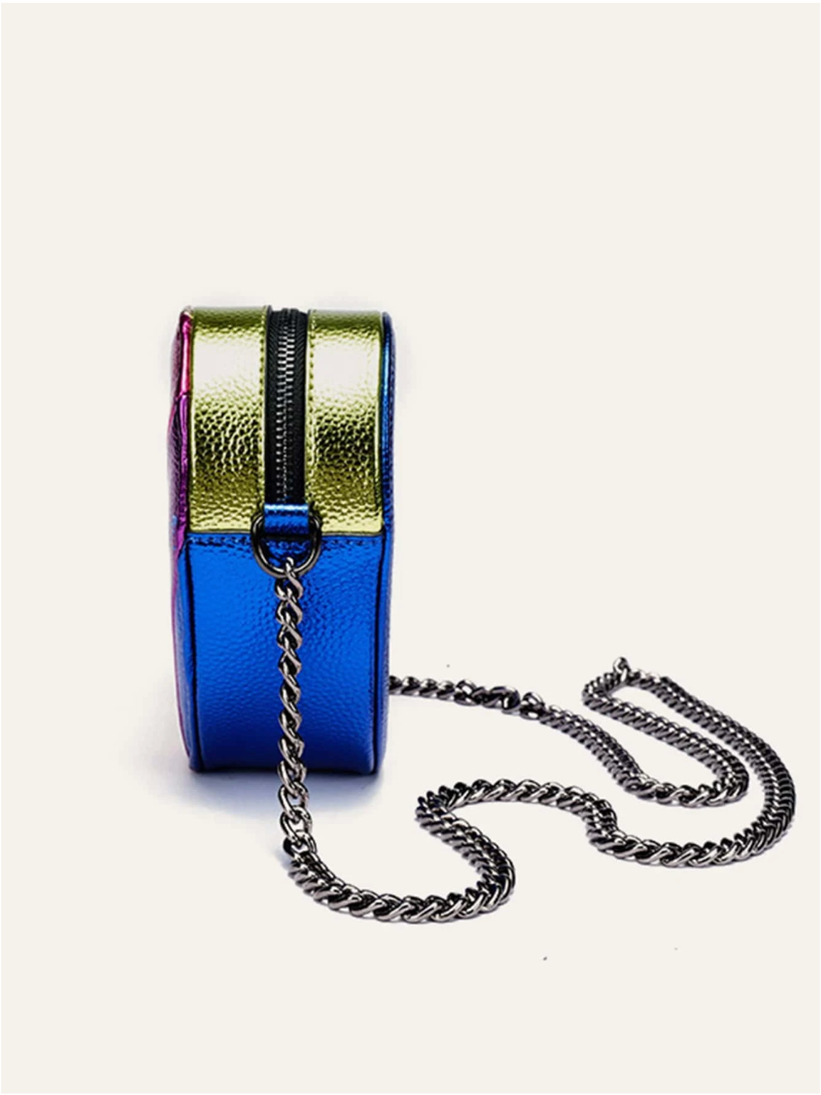 Bolso corazón multicolor