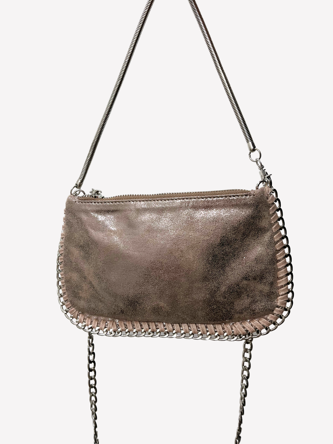 Bolso sobre metálico diseño cadena