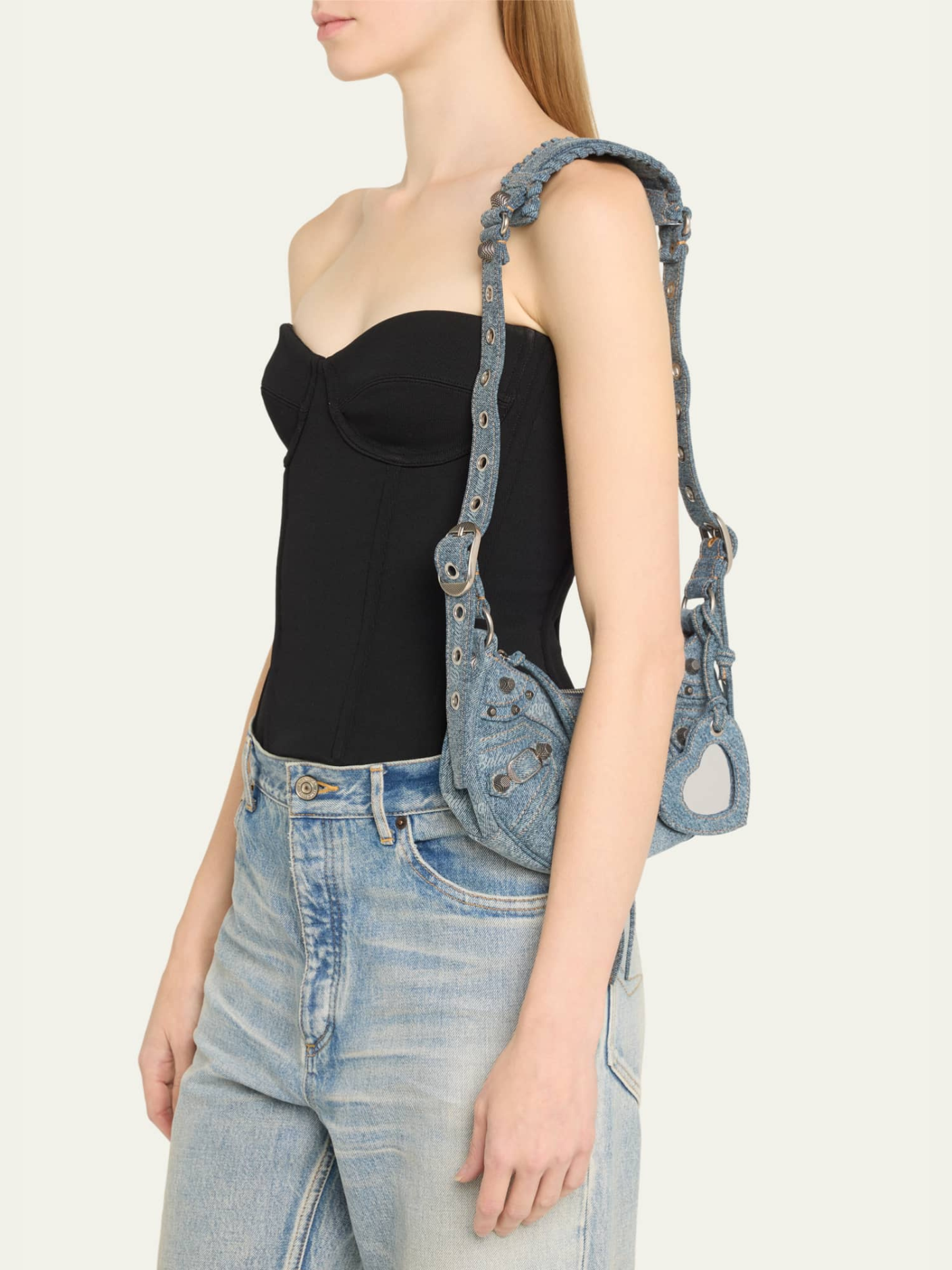 Bolso ajustable denim