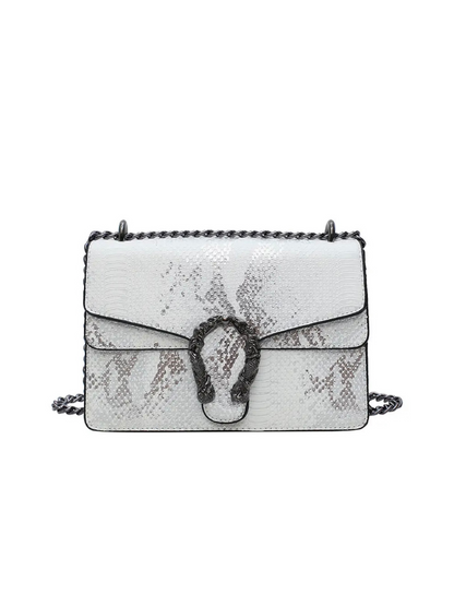 Bolso serpiente hebilla