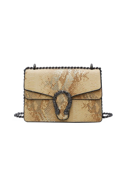 Bolso serpiente hebilla