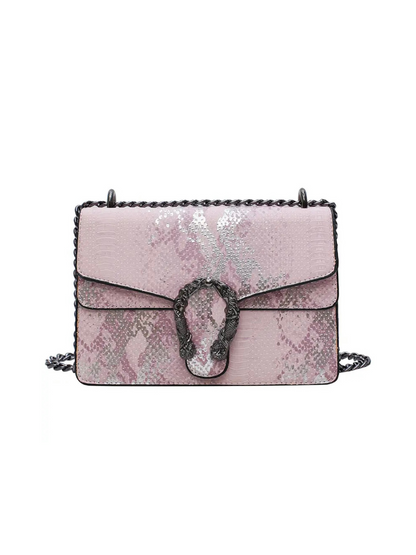 Bolso serpiente hebilla