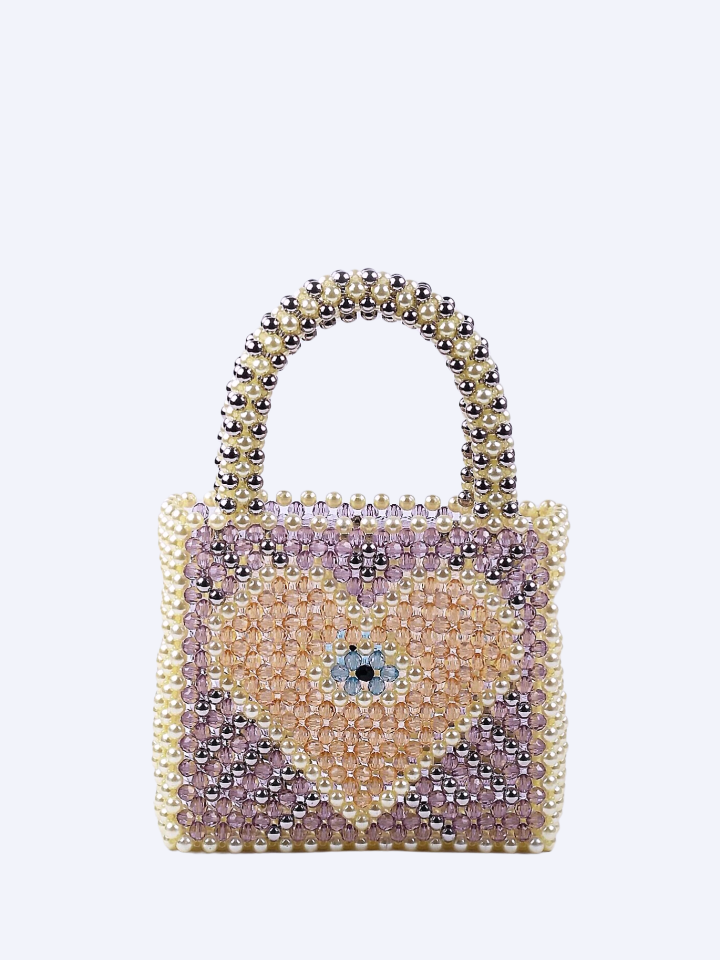 Bolso cuentas corazón ojo protector