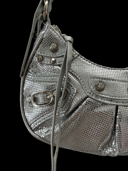 Bolso crossbody brillante