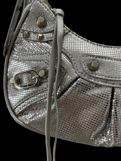 Bolso crossbody brillante
