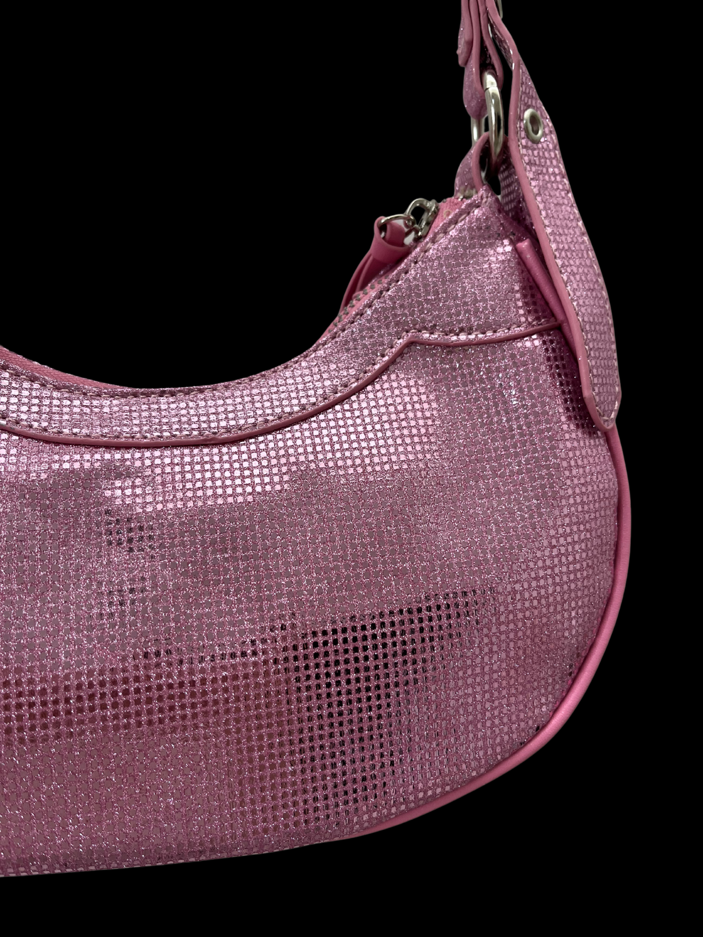 Bolso crossbody brillante
