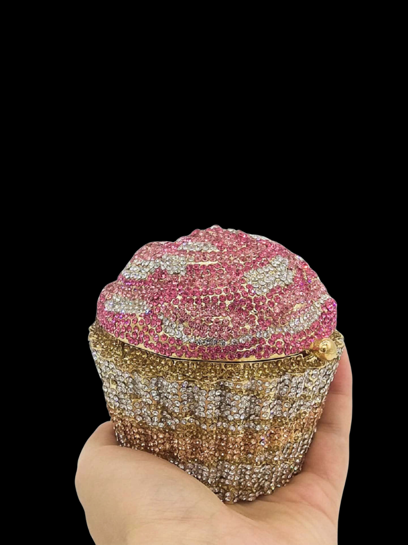Bolso mini cupcake diamantes