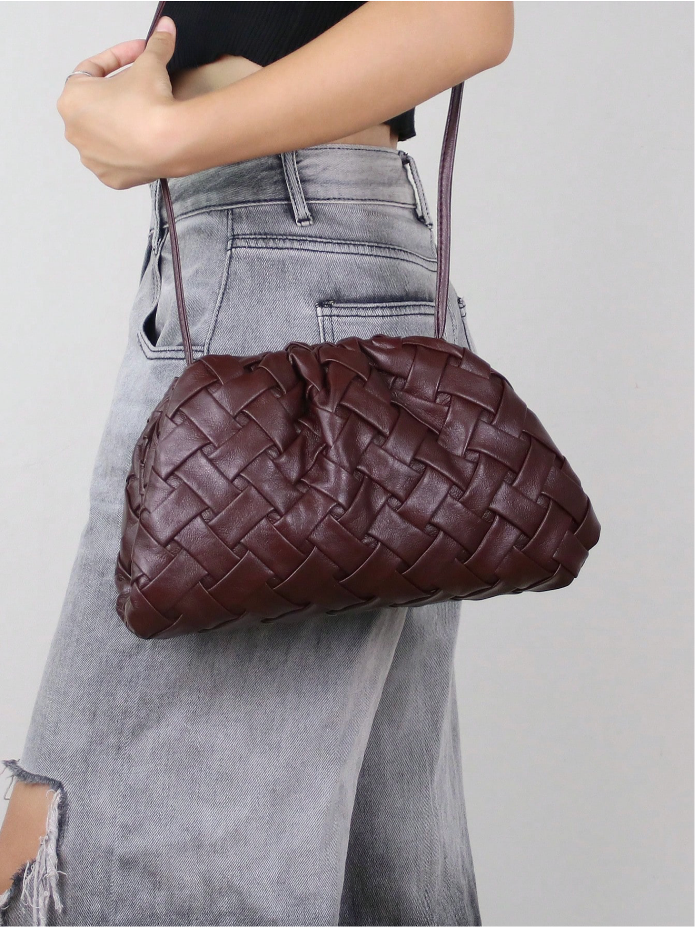 Bolso crossbody tejido