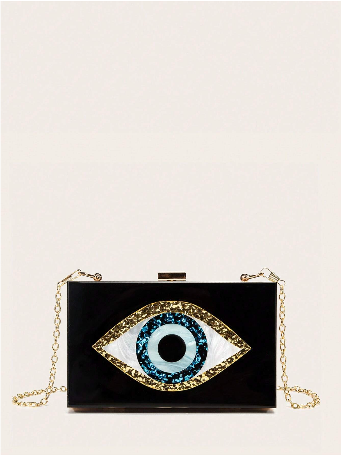 Bolso clutch ojo protector