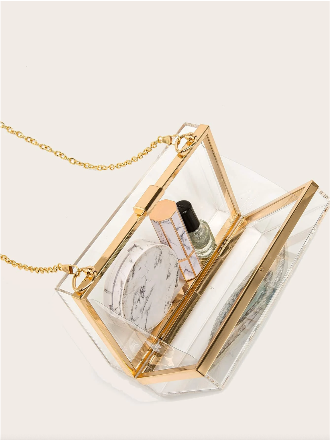 Bolso clutch ojo protector
