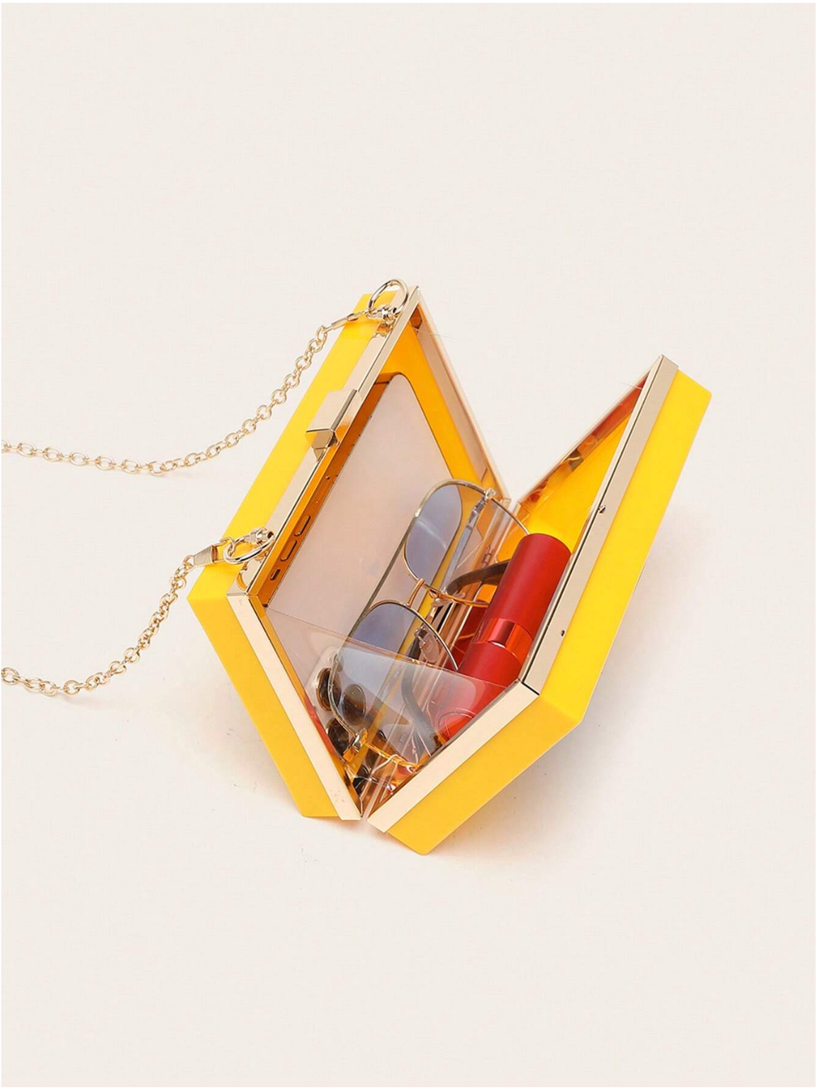 Bolso clutch ojo protector
