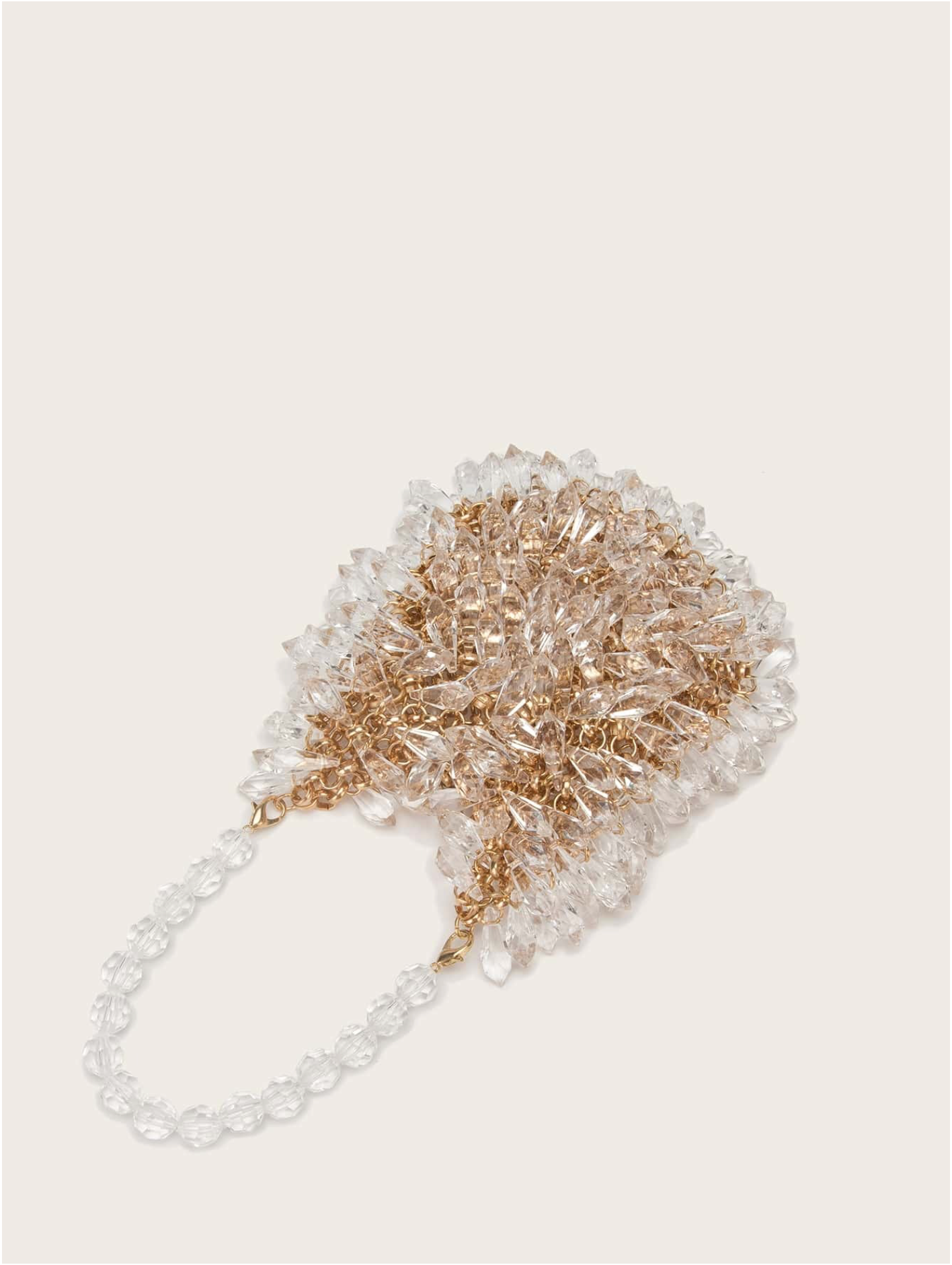 Bolso mini tejido cristales