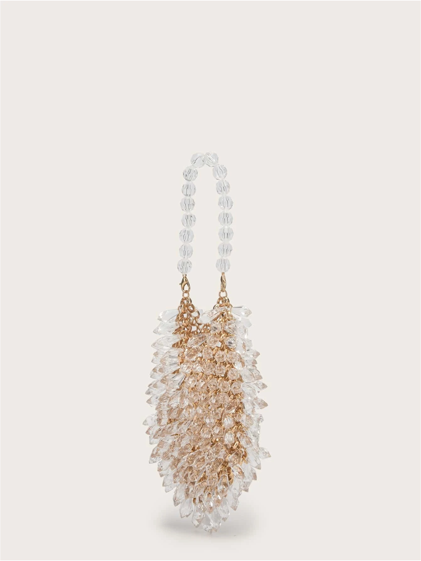 Bolso mini tejido cristales