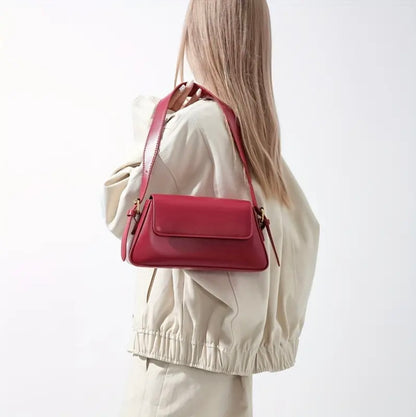 Bolso baguette rojo