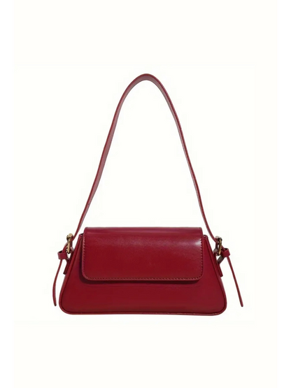 Bolso baguette rojo